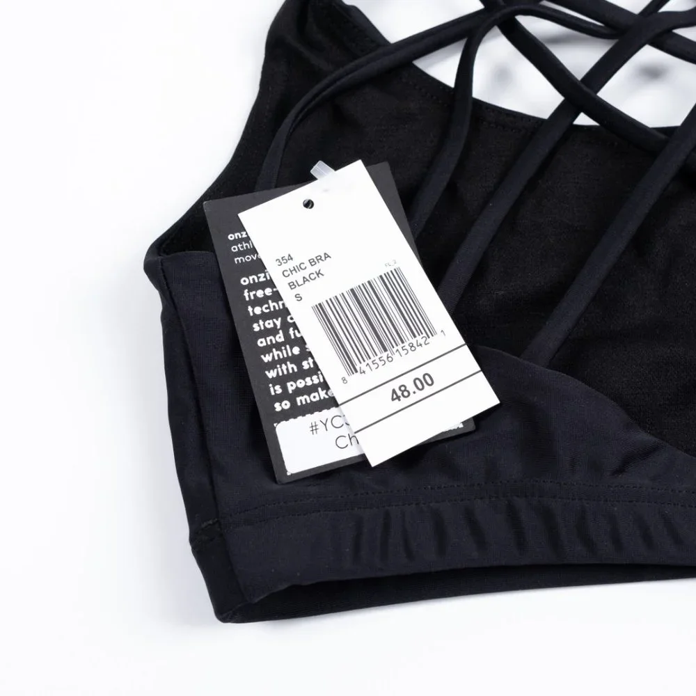 NEW Onzie Chic black sports bra - Picture 16 of 16